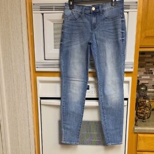 Rock & Republic Light Blue Skinny Jeans, Size 8